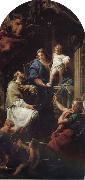 Pompeo Batoni Notre Dame, and the Son in St. John's Nepomuk oil painting reproduction